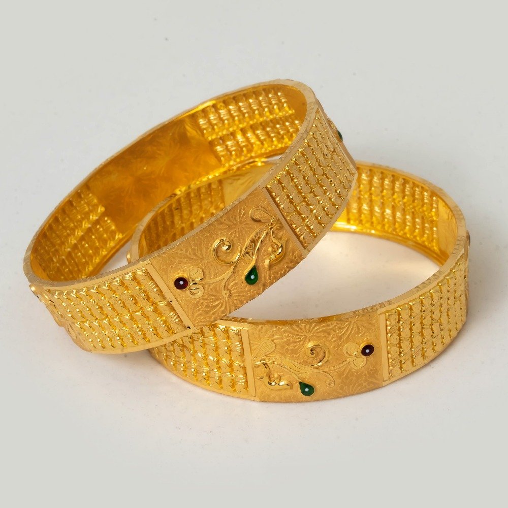 Buy quality Gold trending design patla bangle in Cuttack