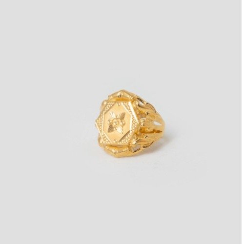 22kt gold plain engagement rings