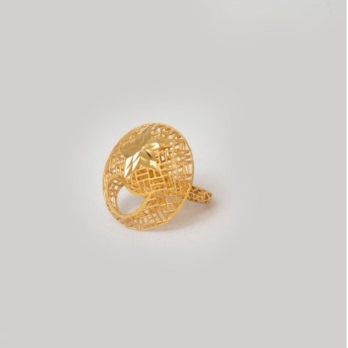 22kt gold plain modern design rings